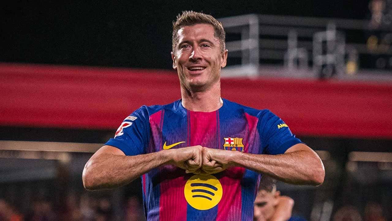 robert lewandowski barcelona numeros 150 partidos