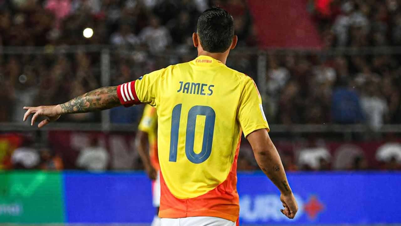 seleccion colombia james rodriguez record eliminatorias 2025