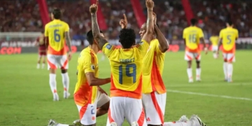 seleccion colombia mundial 2026 sorteo rankinf fifa cabeza serie grupos bombo 1 eliminatorias conmebol venezuela bolivia nestor lorenzo ramon jesurum jeserun james luis diaz suarez duran maturin metropolitano barranquilla sudamerica mexico estados unidos usa eeuu canada nueva zelanda nigeria amistosos preparacion
