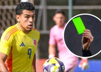 tarjeta verde futbol mundial sub 20 seleccion colombia