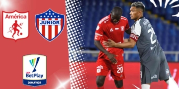 america cali vs junior barranquilla donde ver hoy partido vivo online plataformas streaming futbol gratis tv television canal canales app aplicaciones redes sociales paginas web sitios en directo senal abierta horario hora juegan estadio francisco rivera escobar palmira pascual guerrero metropolitano alfredo arias david gonzalez liga betplay dimayor futbol profesional colombiano fpc colombia
