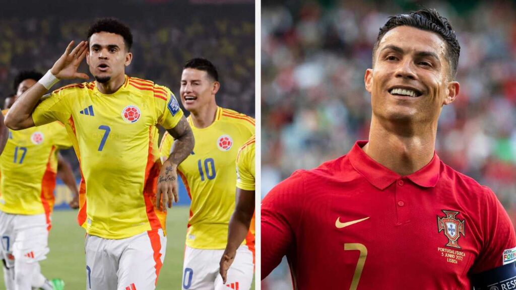 seleccion colombia portugal amistoso partido mundial fifa cristiano ronal cr7 federacion colombiana de futbol presidente ramon jesurum jesurun nestor lorenzo preparacion estados unidos mexico canada luis diaz metropolitano barranquilla