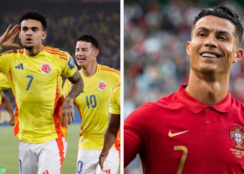 seleccion colombia portugal amistoso partido mundial fifa cristiano ronal cr7 federacion colombiana de futbol presidente ramon jesurum jesurun nestor lorenzo preparacion estados unidos mexico canada luis diaz metropolitano barranquilla