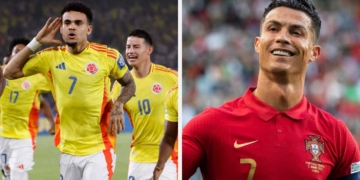 seleccion colombia portugal amistoso partido mundial fifa cristiano ronal cr7 federacion colombiana de futbol presidente ramon jesurum jesurun nestor lorenzo preparacion estados unidos mexico canada luis diaz metropolitano barranquilla