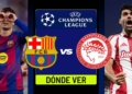 donde ver barcelona vs olympiacos champions tv online