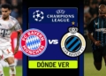 donde ver bayern club brugge luis diaz champions tv online