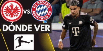 donde ver bayern frankfurt bundesliga luis diaz