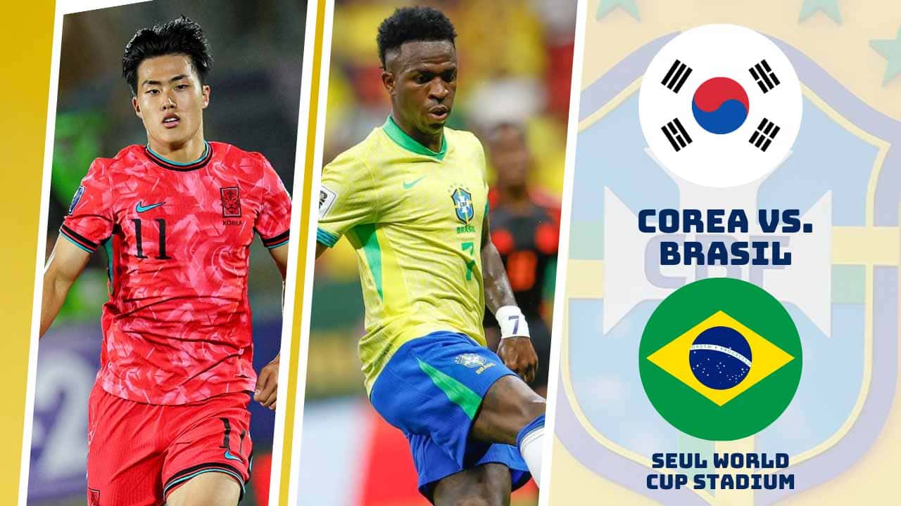 donde ver brasil vs corea amistoso 2025 tv online
