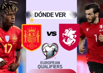 donde ver espana georgia eliminatorias mundial tv online