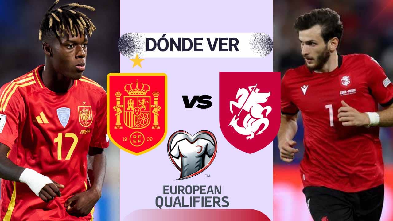 donde ver espana georgia eliminatorias mundial tv online