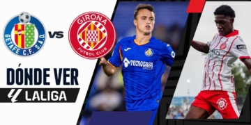 donde ver getafe girona laliga jornada 11 tv online