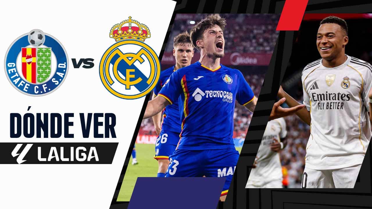 donde ver getafe vs real madrid laliga tv online