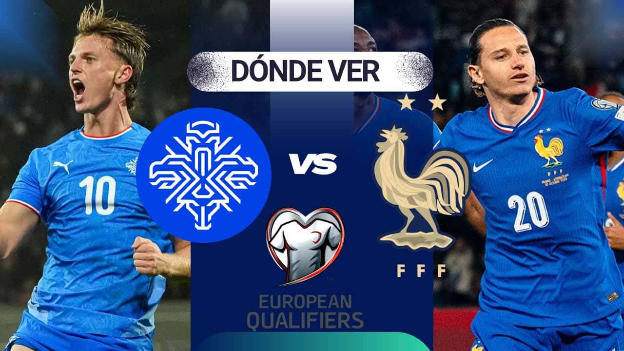 donde ver islandia francia eliminatorias mundial 2026 tv online