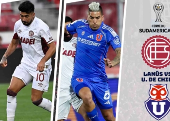donde ver lanus u de chile sudamericana semifinal tv online