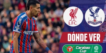 donde ver liverpool crystal palace carabao cup tv online