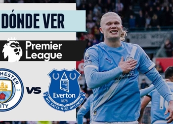 donde ver manchester city vs everton premier league tv online