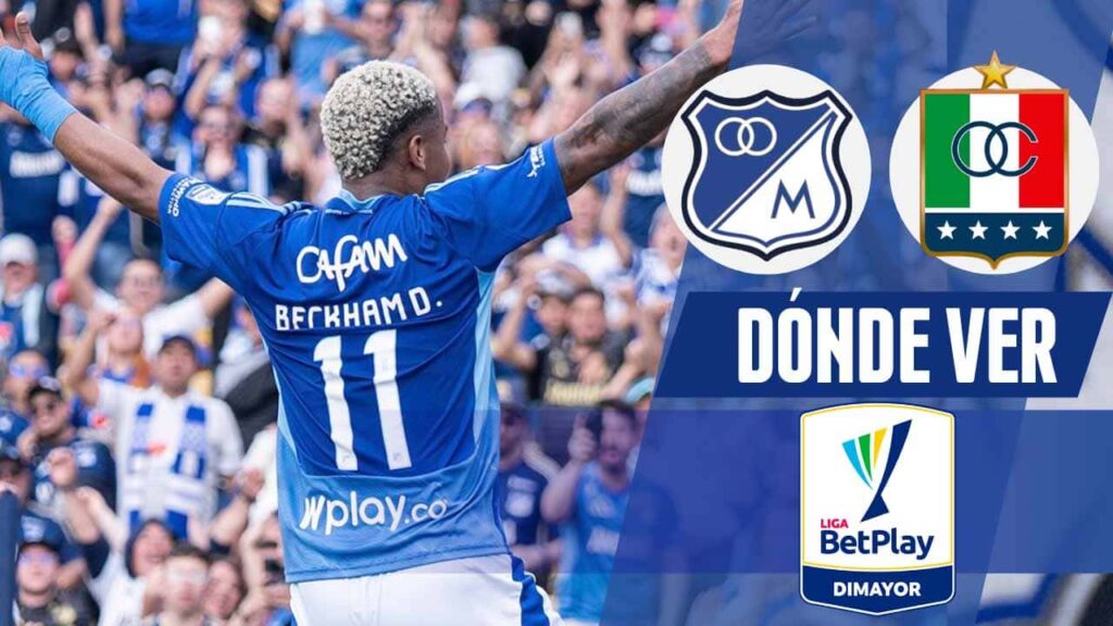 donde ver millonarios vs once caldas liga betplay tv online