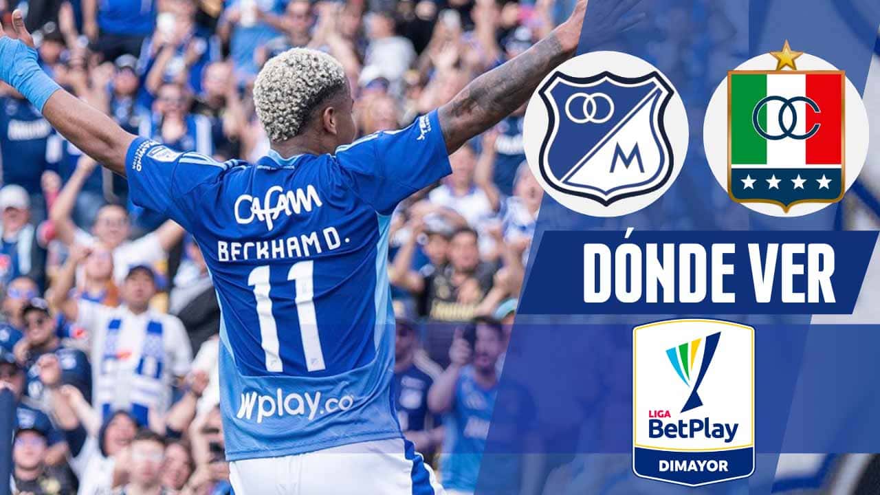 donde ver millonarios vs once caldas liga betplay tv online