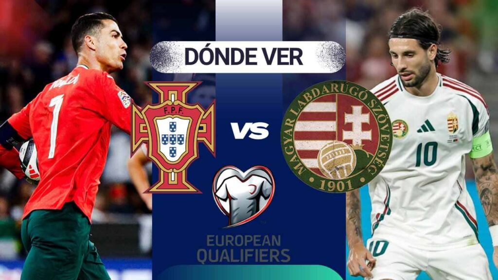 donde ver portugal hungria eliminatorias mundial 2026 tv online