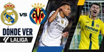 donde ver real madrid vs villarreal laliga tv online 2025