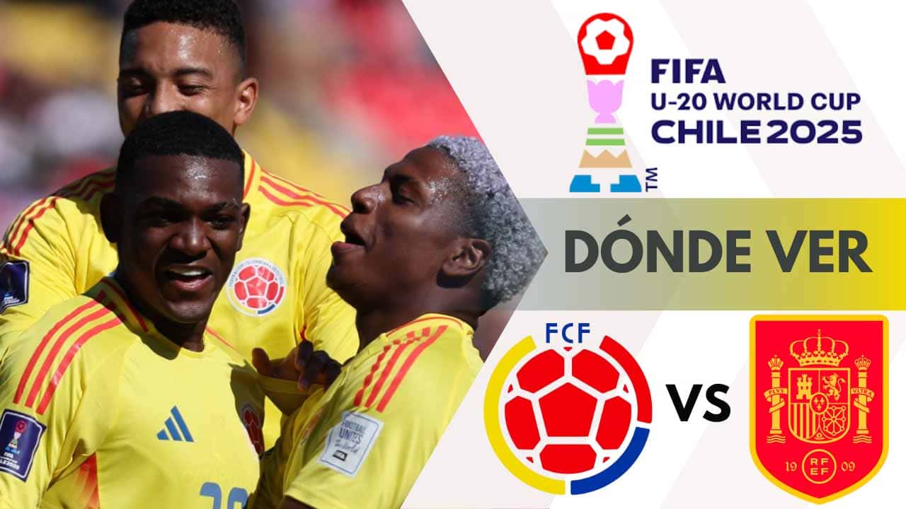 donde ver seleccion colombia espana mundial sub 20 tv online