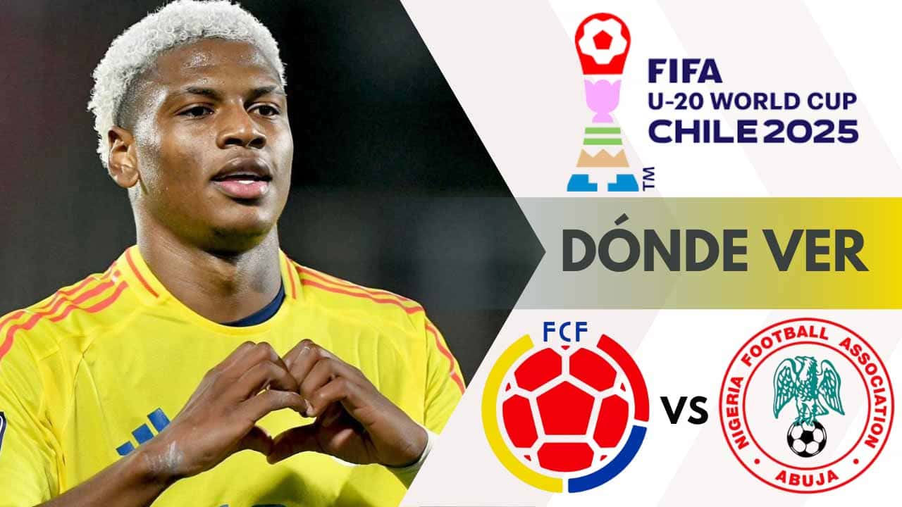 donde ver seleccion colombia nigeria mundial sub 20