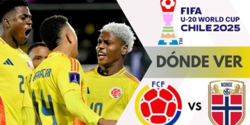 donde ver seleccion colombia noruega mundial sub 20 tv online