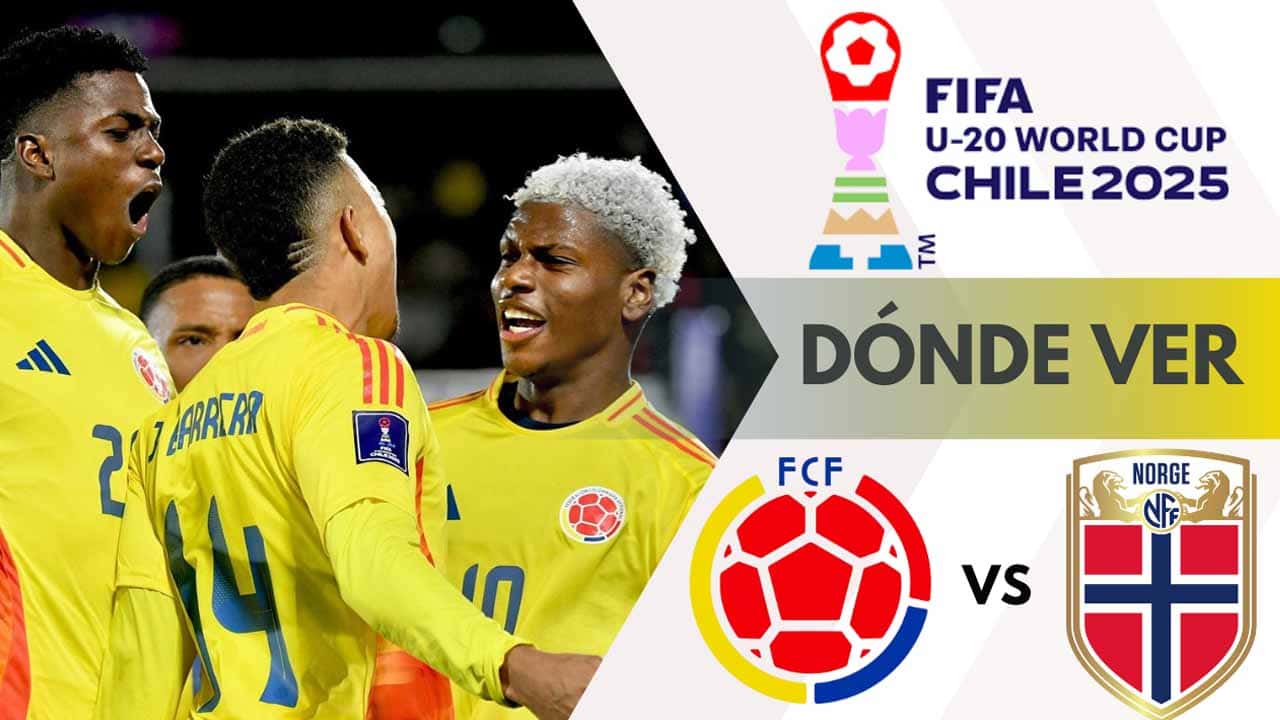 donde ver seleccion colombia noruega mundial sub 20 tv online