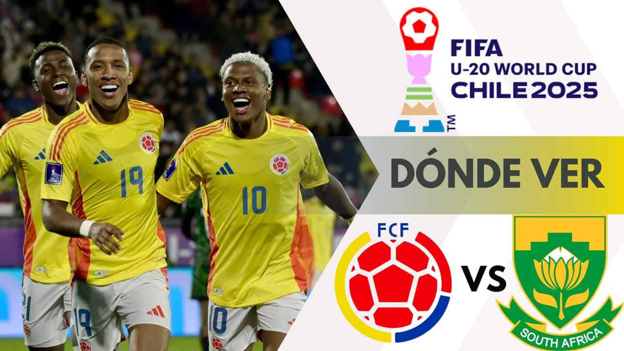 donde ver seleccion colombia sudafrica mundial sub 20 tv online