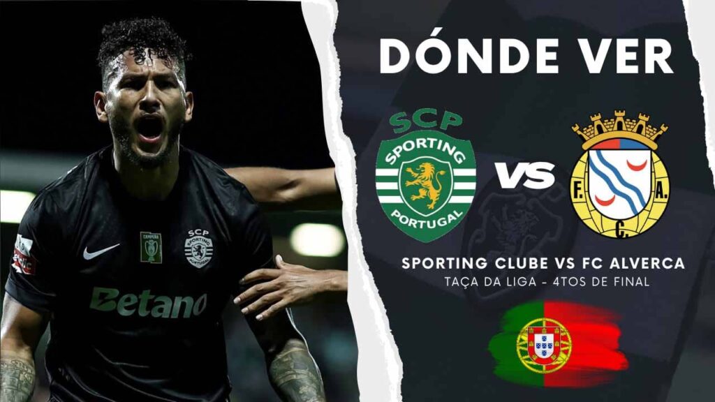 donde ver sporting clube alverca luis suarez copa portugal