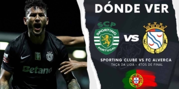 donde ver sporting clube alverca luis suarez copa portugal