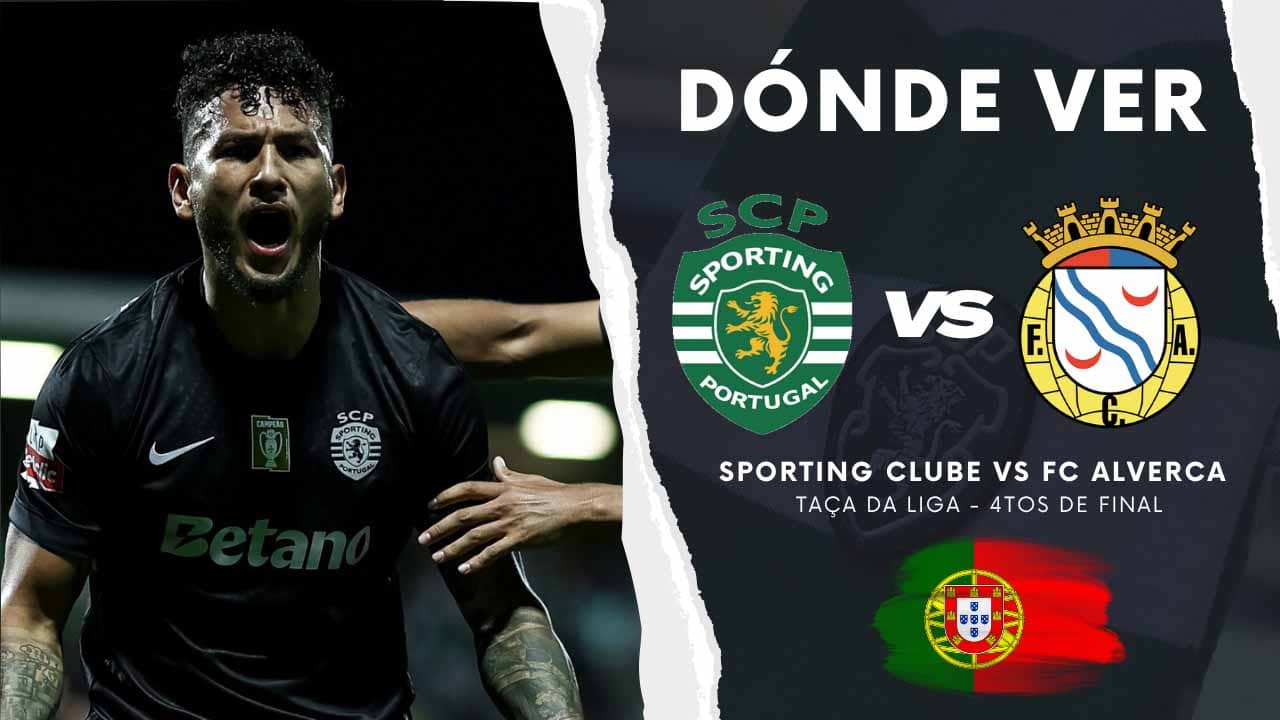 donde ver sporting clube alverca luis suarez copa portugal