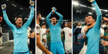 europa league roma lille penaltis errados
