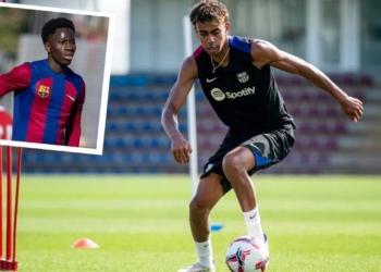 lamine yamal cantera la masia canteranos ebrima tunkara futbolista juvenil divisiones menones fuerzas basicas mercado fichajes contrataciones incorporaciones invierno verano joan laporta deco hansi flick plantilla profesional futbol espanol la liga