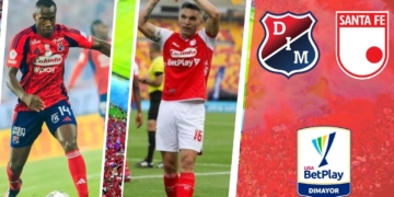 deportivo independiente medellin dim vs independiente santa fe donde ver hoy vivo online en directo partido partidazo liga betplay dimayor futbol profesional colombiano fpc atanasio girardot canal canales tv television streaming plataformas emision emisiones transmision transmisiones hora cuando juegan redes sociales paginas web sitios atanasio girardot cuadrangulares campeon rojo estadio