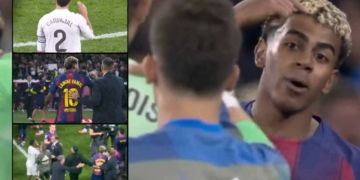 real madrid barcelona discusion lamine yamal carvajal
