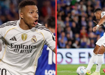 real madrid kylian mbappe gol getafe laliga