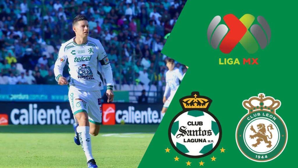 santos torreon laguna leon club liga mx donde ver hoy vivo online partido partidazo gratis television tv canal canales app aplicaciones en directo senal abierta mexico colombia james rodriguez estadio corona redes sociales sitios web paginas streaming transmision transmisiones tudn win vix emision emisiones