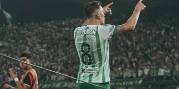 atletico nacional matheus uribe nivel liga betplay 2025