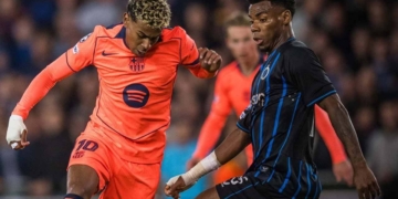 barcelona lamine yamal gol brujas respuesta messi