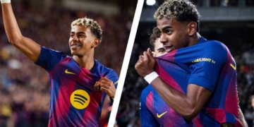 barcelona lamine yamal gol elche festejo significado