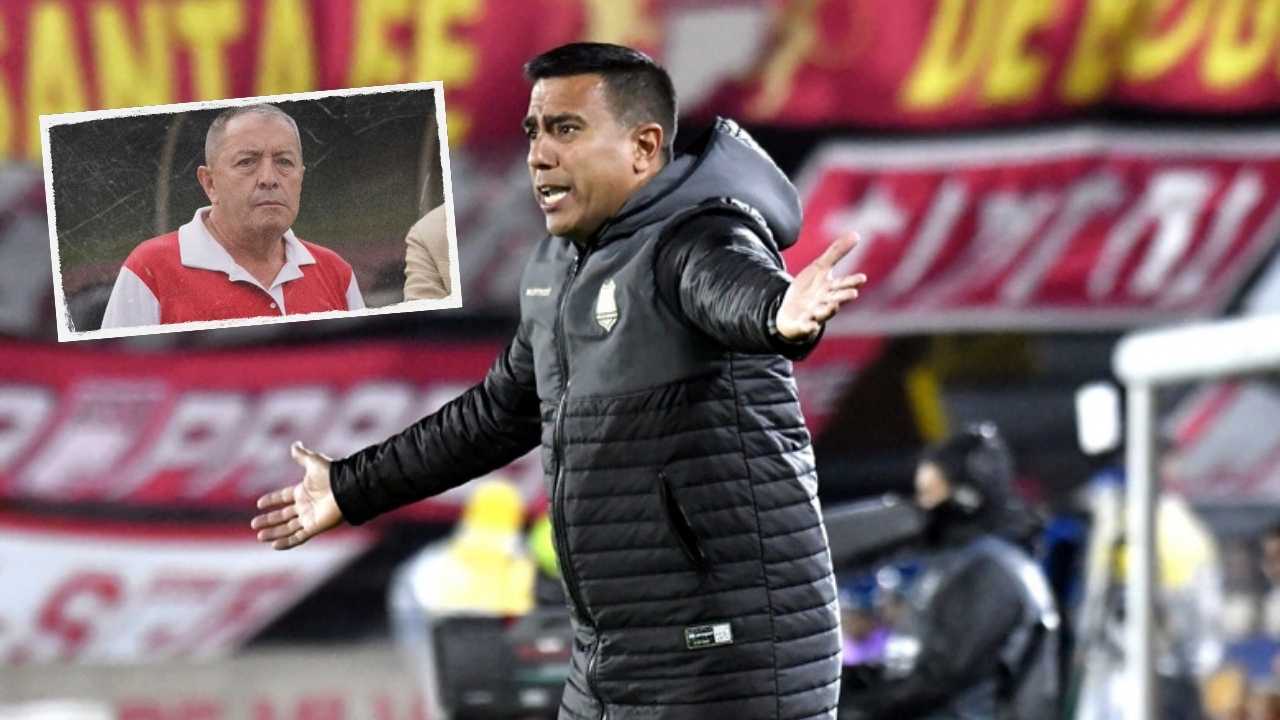 independiente santa fe nuevo director tecnico dt entrenador cesar farias pablo repetto jorge bava pablo peirano jorge almiron linea uruguaya uruguayos eduardo mendez presidente dueno maximo accionista carlos antonio velez jugadores plantilla protestas hinchas rodallega olivera ttorres harold santiago mosquera