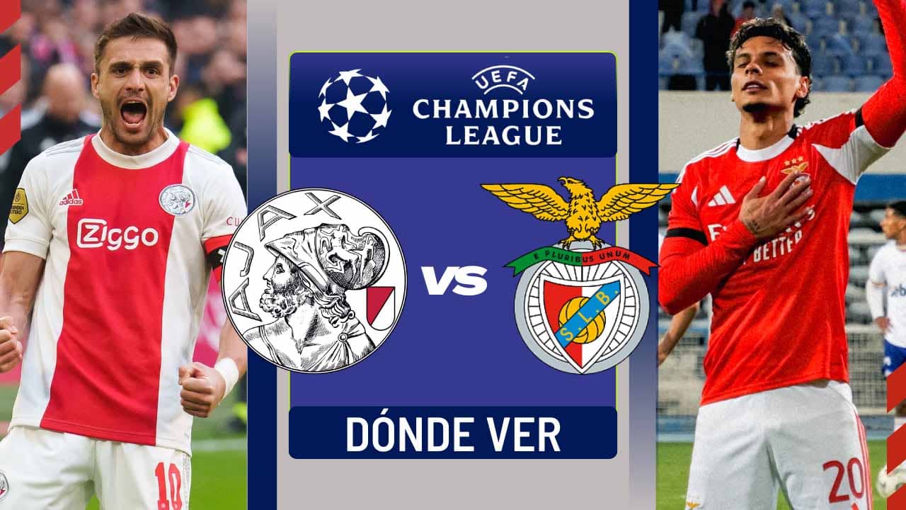 donde ver ajax benfica champions league richard rios tv online
