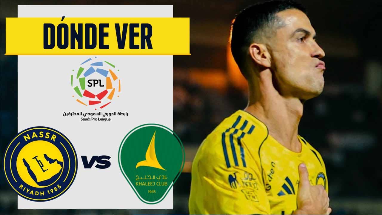 donde ver al nassr khaleej cristiano ronaldo tv online