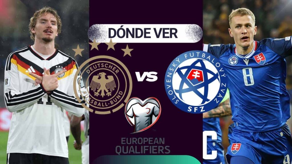 donde ver alemania eslovaquia eliminatoria mundial 2026 tv online