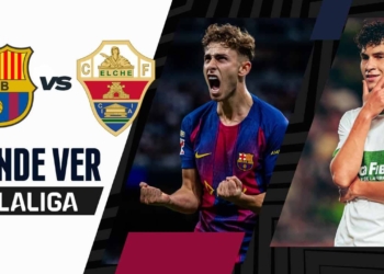 donde ver barcelona vs elche laliga tv online
