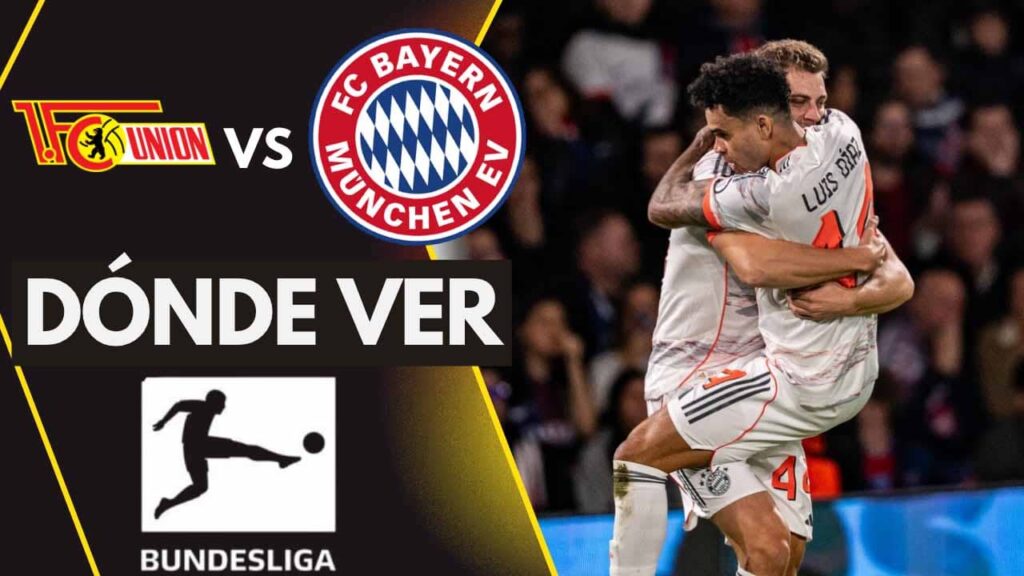 donde ver bayern munich union berlin luis diaz tv online