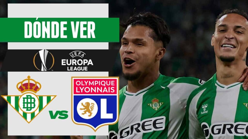 donde ver betis olympique lyon europa league tv online