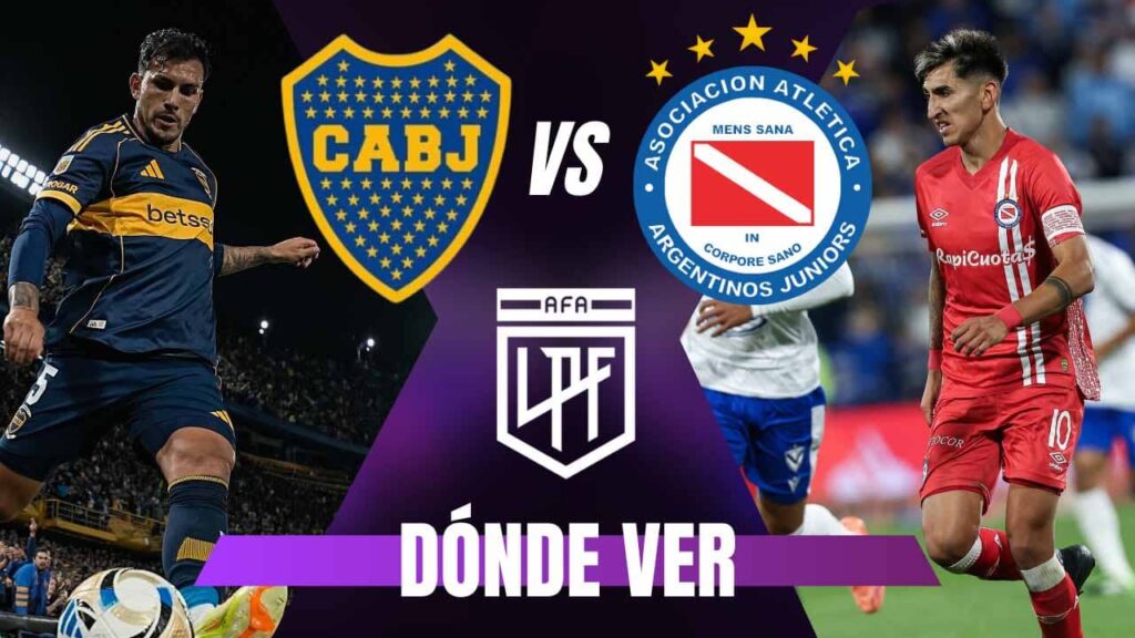 donde ver boca argentinos juniors liga argentina tv online