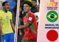 donde ver brasil marruecos cuartos mundial sub 17